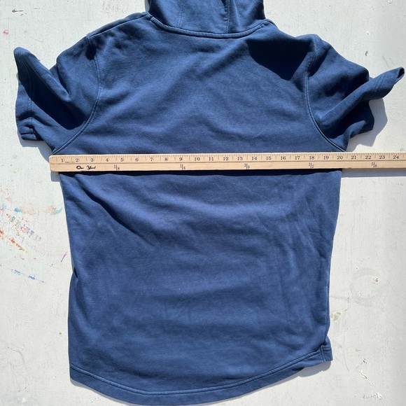 Men's Under Armour x Project Rock Hoodie Blue S Bull Gym Activewear Weight Fit - Picture 9 of 12